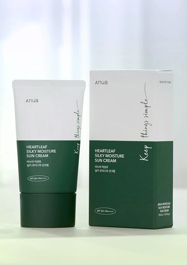 Anua Heartleaf Silky Moisture Suncream 