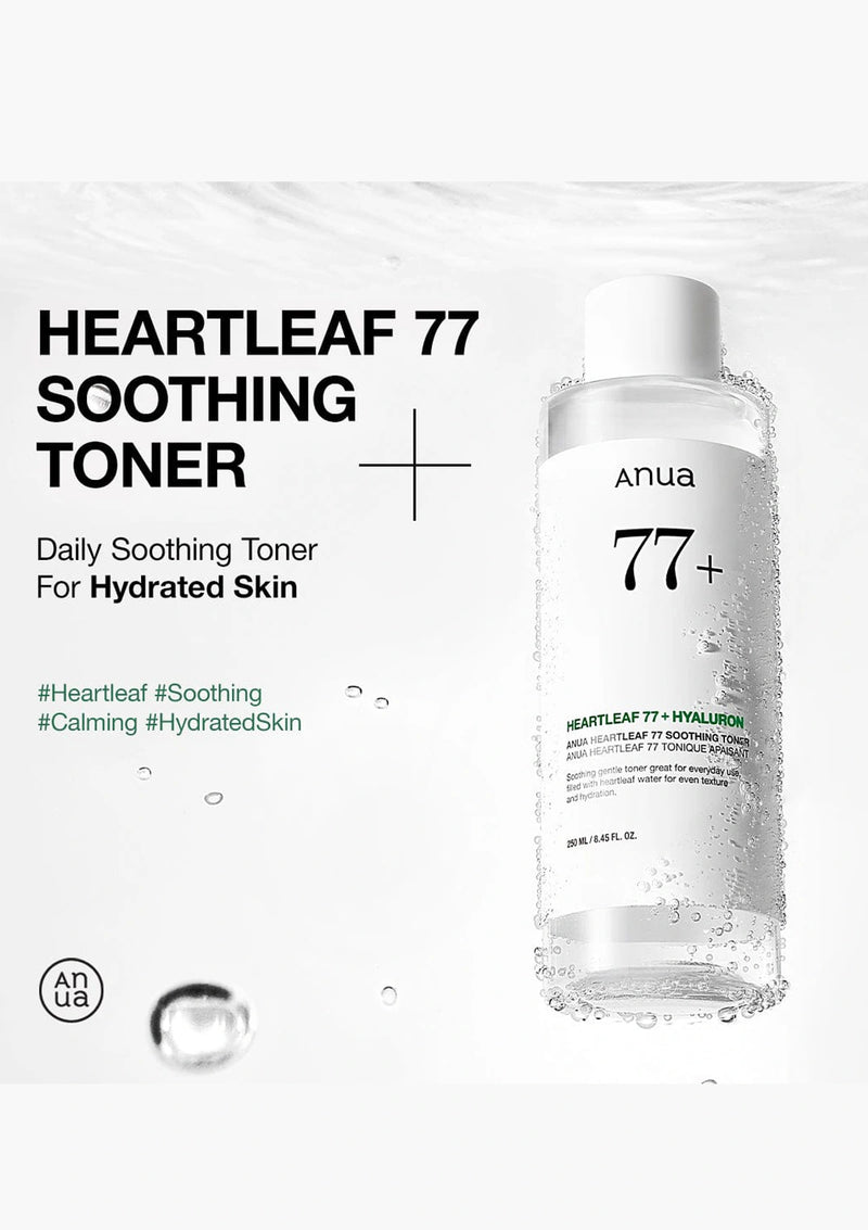 Anua heart leaf soothing toner for hydration