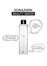 Son & Park Beauty Water bottle with text on a white background