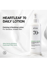 Anua Heartleaf 70 Daily Lotion bottle on a white background