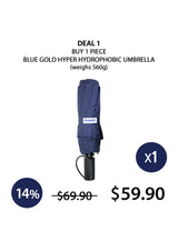 [BLUE GOLD] Hyper Hydrophobic Umbrella