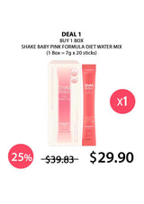 Shake baby pink formula diet water mix