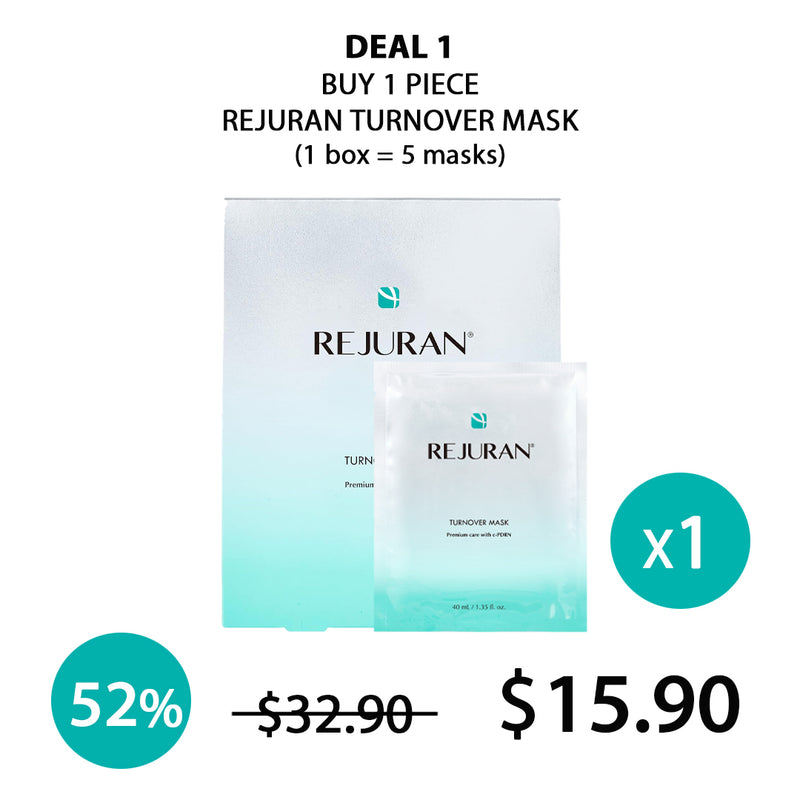 [REJURAN] Turnover Mask (1 Box = 40ml x 5Masks)
