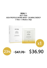[AIDA] Propolis Biome Mask (1 Box = 5 Masks x 30g)