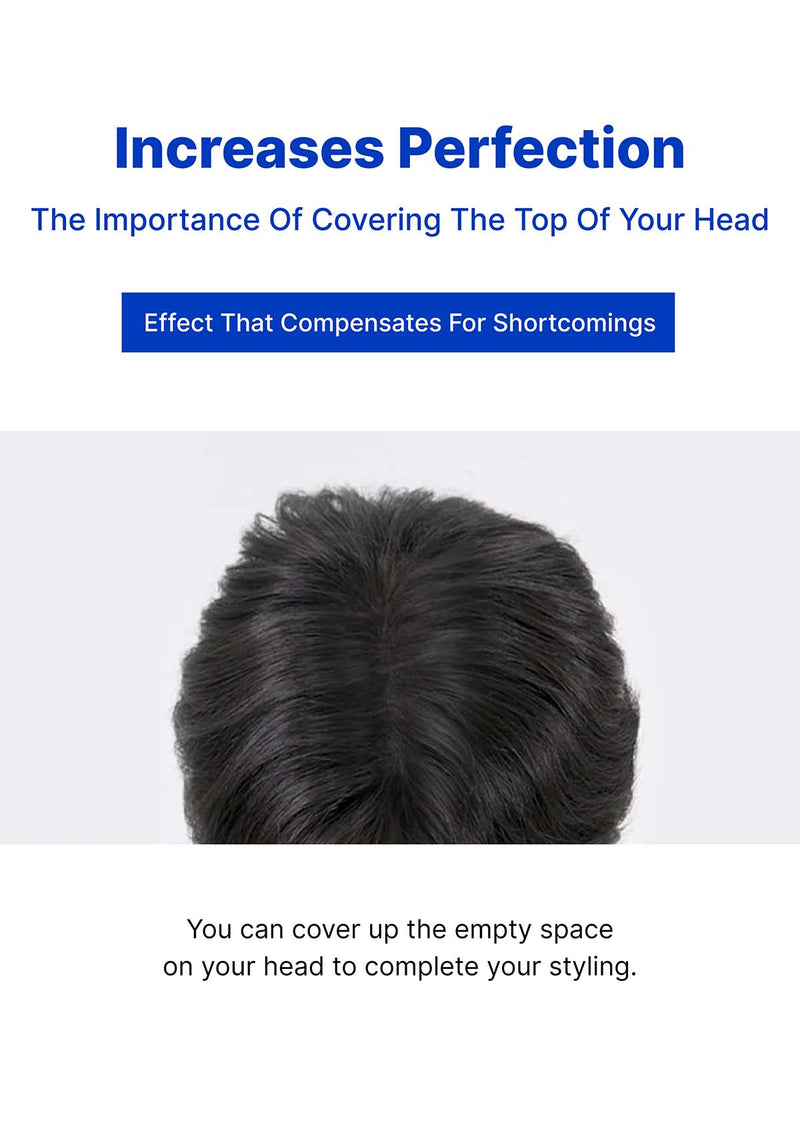 Text on head styling with a focus on covering the top of the head.