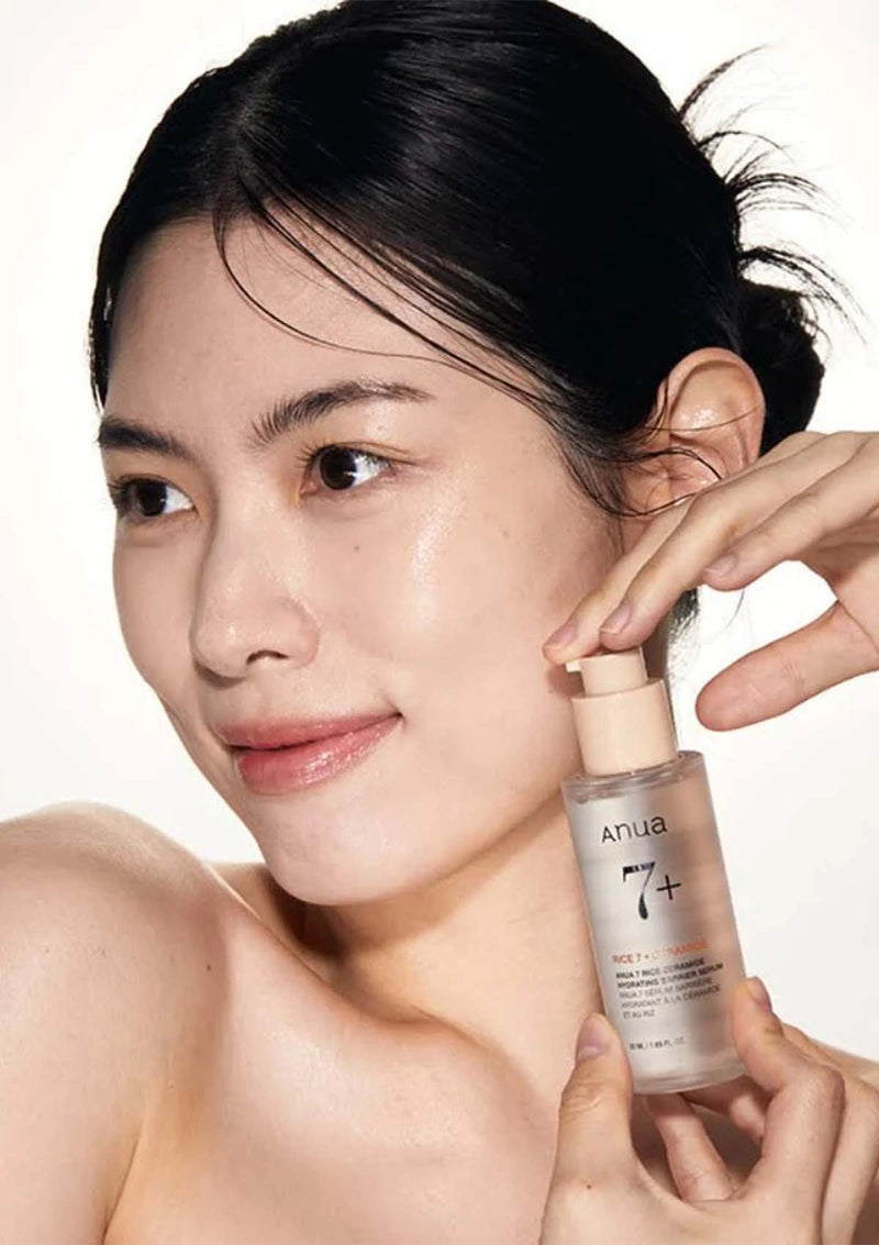 A ceramide-rich serum with rice extract to strengthen the moisture barrier, smooth texture and hydrate dry, sensitive skin.