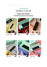 DAMIJU Color ear therapy products in various shades on a white background