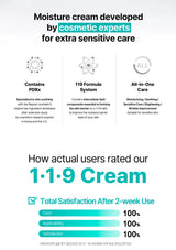 Two tubes of Rejuran Moisture Cream on a white fabric background