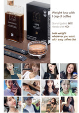 Packaging of SHIKOOTAENG Diet Coffee Americano real people real reviews