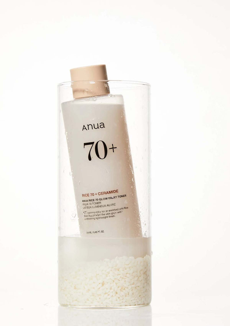 ANUA Rice 70 Glow Milky Toner for Bright, Hydrated Skin