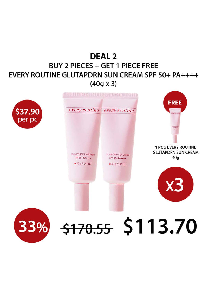 [EVERY ROUTINE] GlutaPDRN Sun Cream SPF 50+ PA++++ 40g