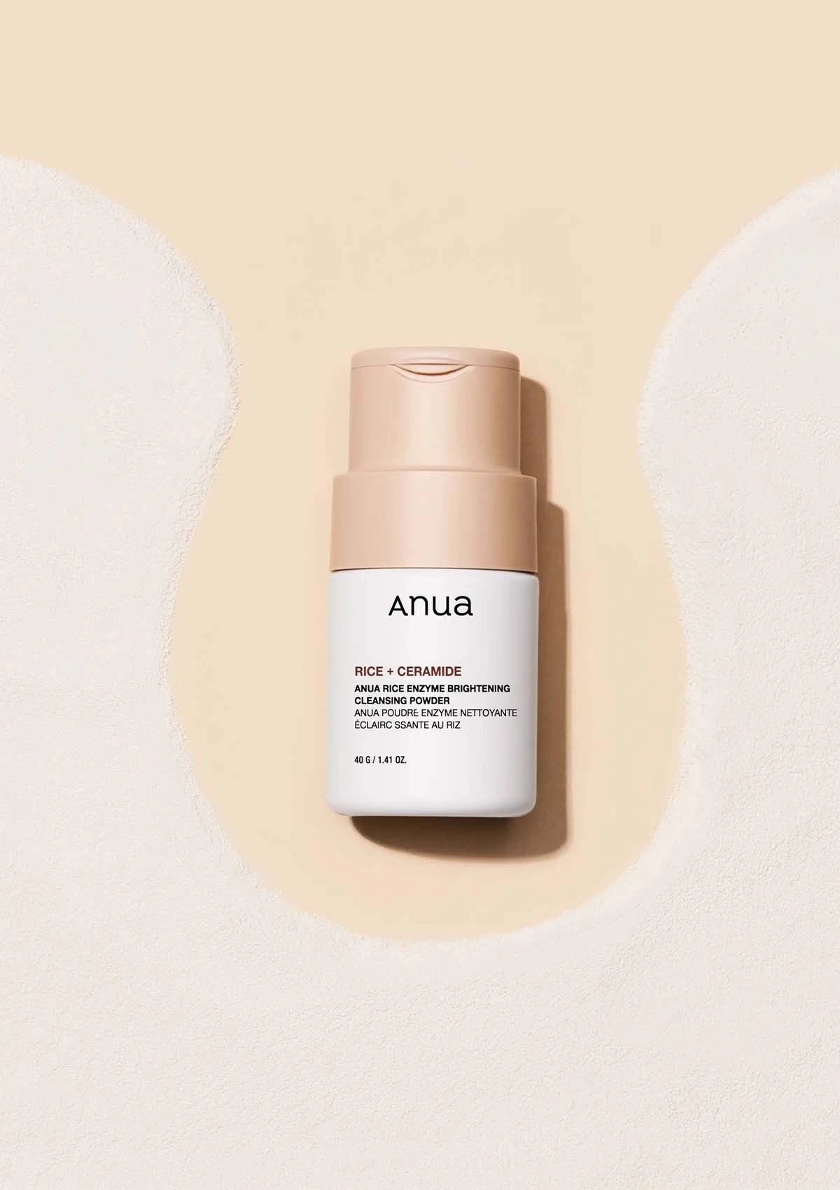 ANUA Rice Enzyme Brightening Cleansing Powder for Brighter anf =d Glowing skin