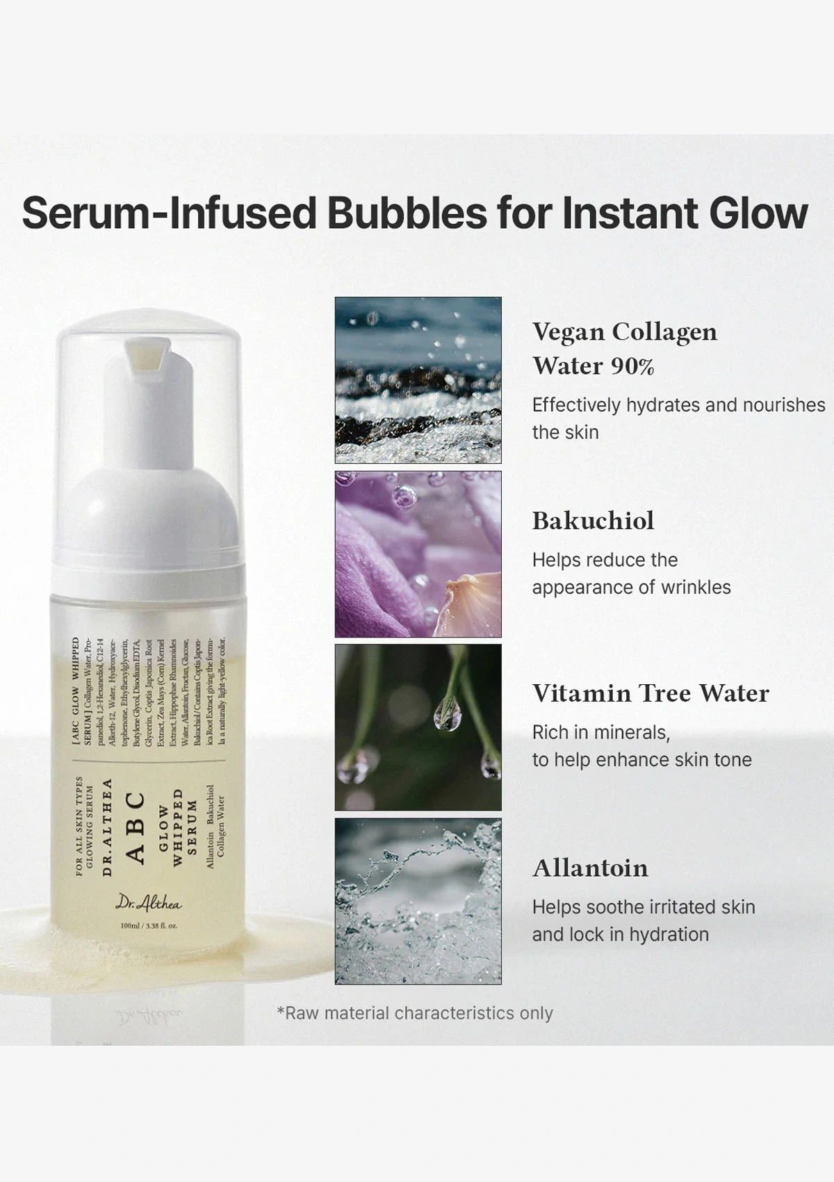 Dr.Althea ABC Glow Whipped Serum | Korean Bakuchiol Glow Serum