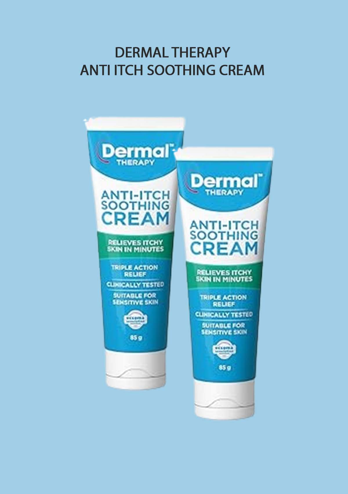 [DERMAL THERAPY] Anti Itch Soothing Cream 85g (Twin Pack)