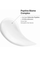 Peptide Biome Complex with text on a white background