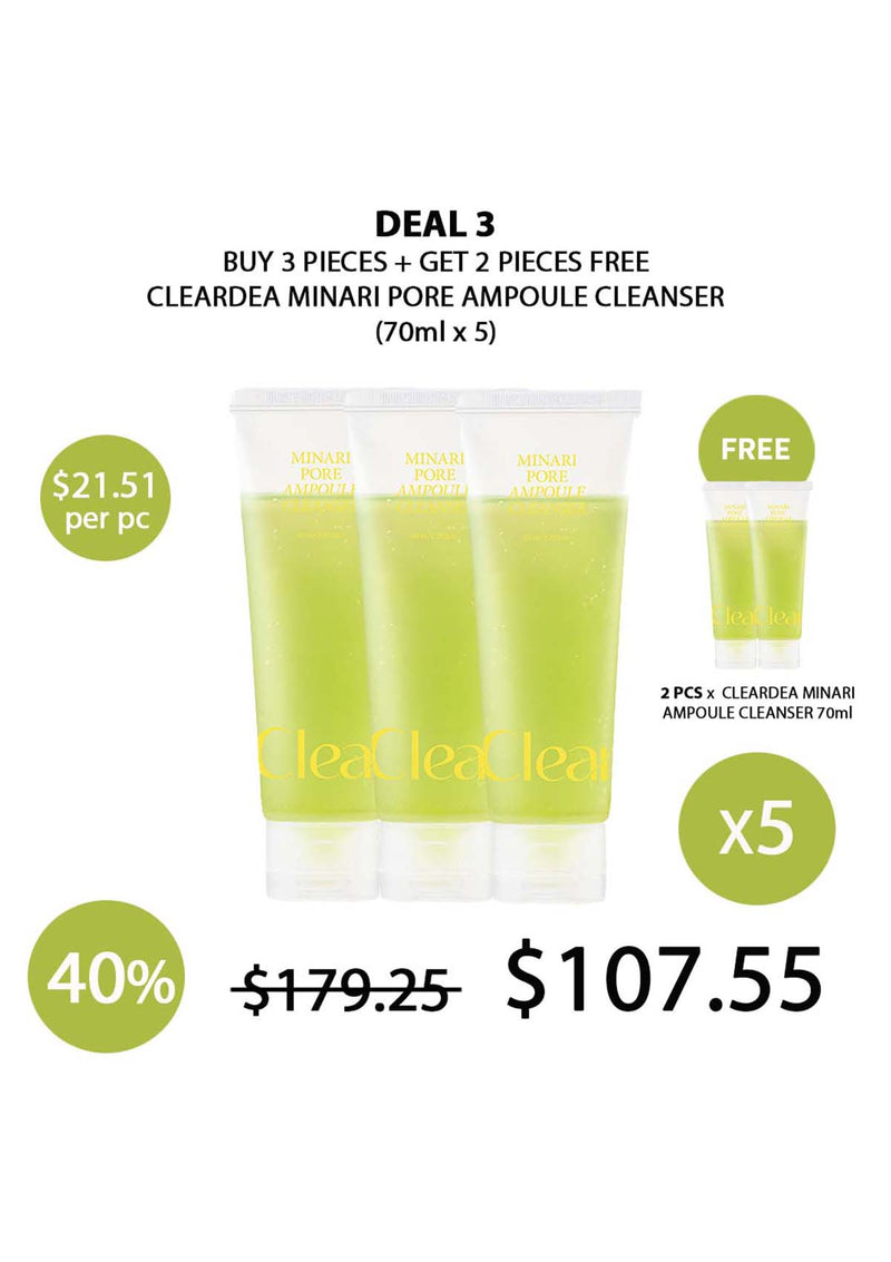 [CLEARDEA] Minari Pore Ampoule Cleanser 80ml