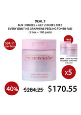 [EVERY ROUTINE] Graphene Peeling Toner Pad 220g (1 Box = 60 Pads)