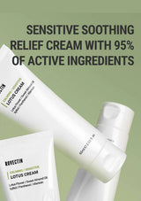 Rovectin Lotus Cream with text on a green background