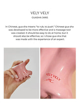 Vely Vely Gua Sha Massager to rub to push