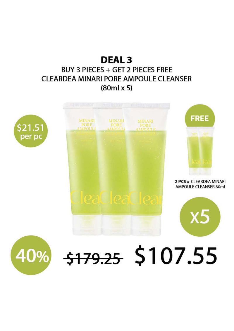 [CLEARDEA] Minari Pore Ampoule Cleanser 80ml