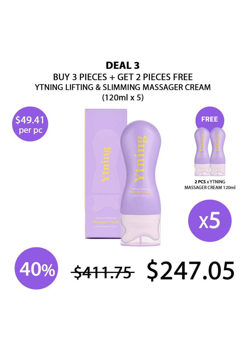 [YTNING] Lifting & Slimming Massager Cream 120ml