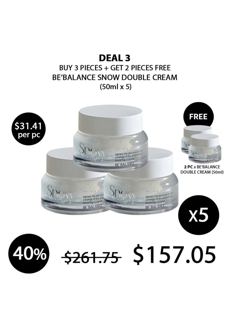 [BE'BALANCE] Snow Double Cream 50ml