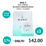 [REJURAN] Turnover Mask (1 Box = 40ml x 5Masks)