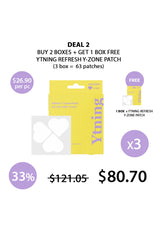 Promotional graphic for YTNING Refresh Y-Zone Patch with pricing and deal details.