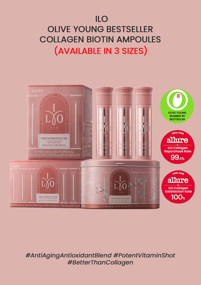 ILO Collagen Biotin Ampoule – Daily Collagen & Beauty Support – COCOMO
