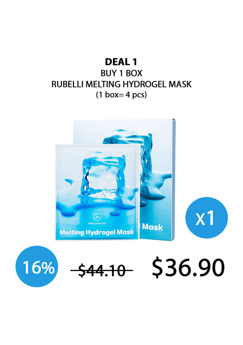 [RUBELLI] Melting Hydrogel Mask 4 Sheets