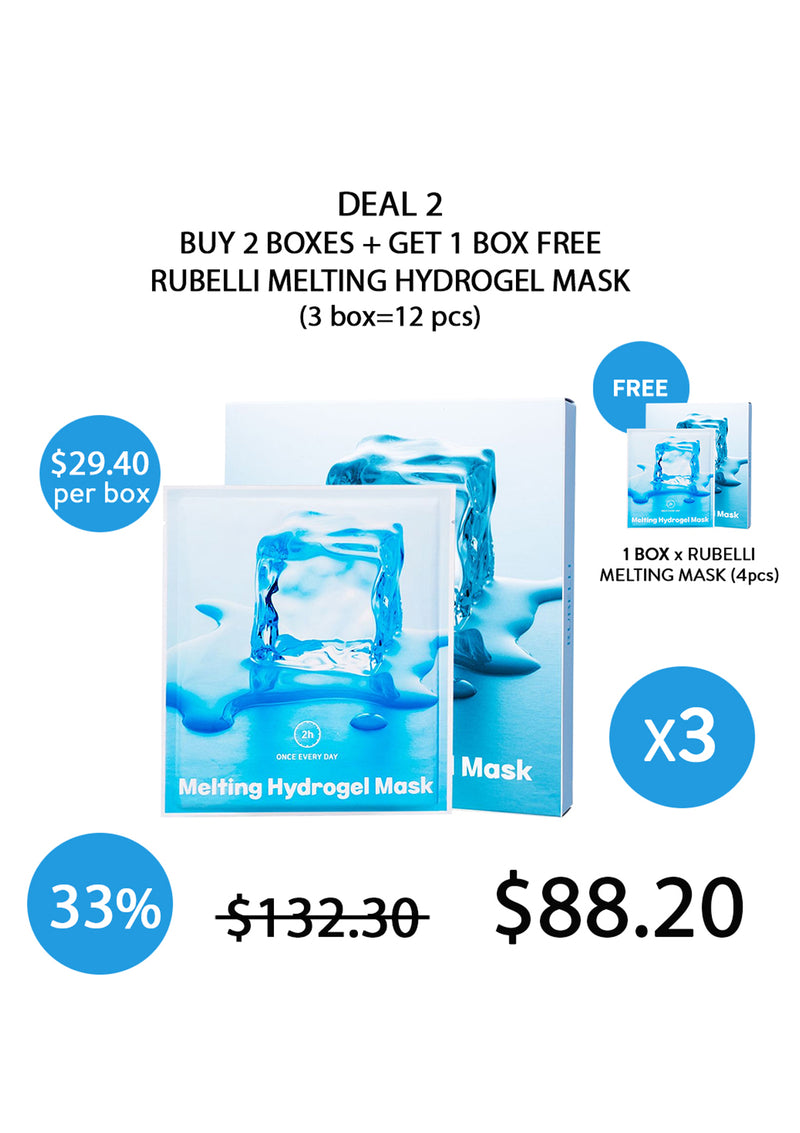 [RUBELLI] Melting Hydrogel Mask 4 Sheets