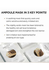 Cetaphil ampoule mask packaging with product details on a white background
