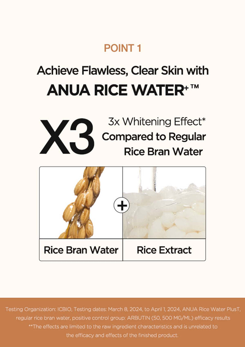 ANUA Rice 70 Glow Milky Toner for Bright, Hydrated Skin clear complexion and gloss solution