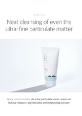 Cleansing product with text on a white background
