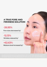 Product certification icons for acneprone skin, sensitive skin irritation, non-comedogenic, safe for sensitive skin, sustainable package, clean formula, and animal love on a white background.