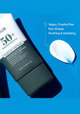 Anua Heartleaf Silky Moisture Suncream vegan and hydrating