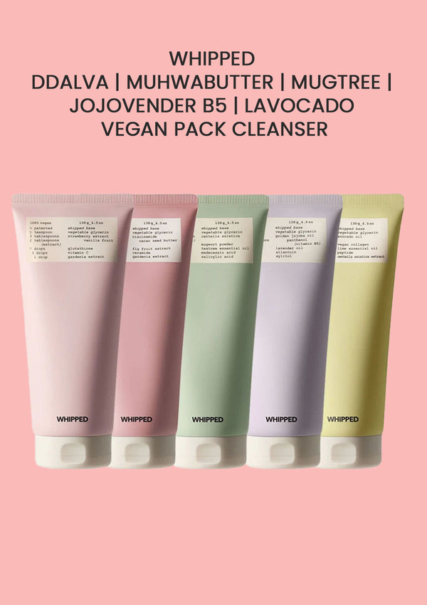 [WHIPPED] Vegan Pack Cleansers 130g