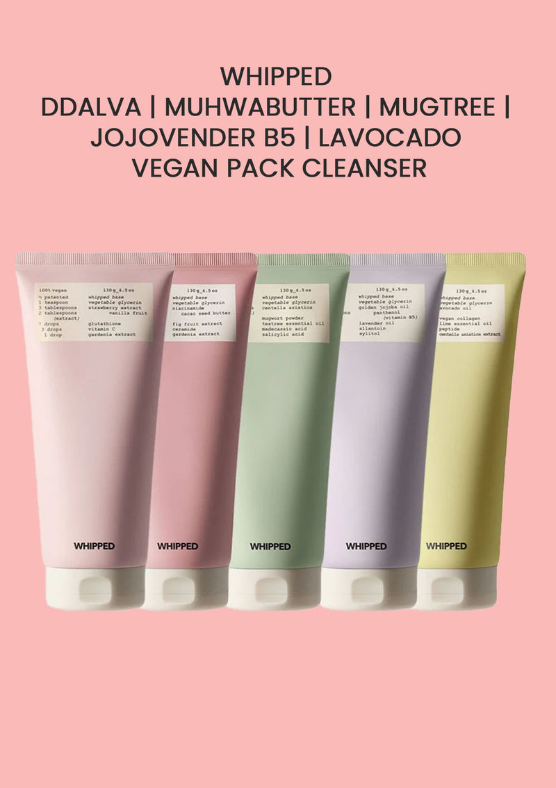 [WHIPPED] Vegan Pack Cleansers 130g