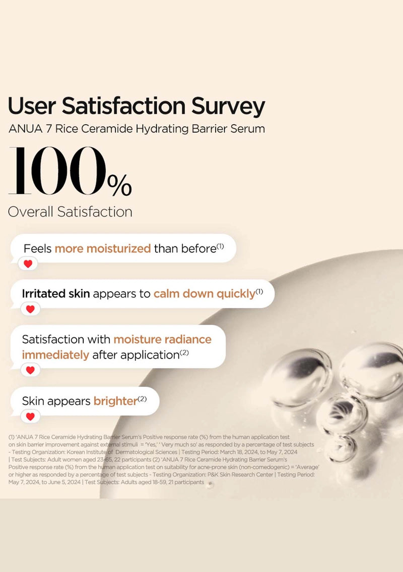 A ceramide-rich serum with rice extract to strengthen the moisture barrier, smooth texture and hydrate dry, sensitive skin.