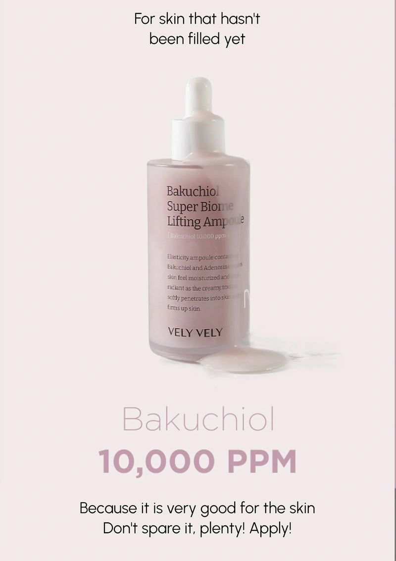 VELY VELY Bakuchiol Super Biome Lifting Ampoule – Gentle Retinol