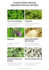 List of nature-derived ingredients with corresponding images and descriptions on a white background.
