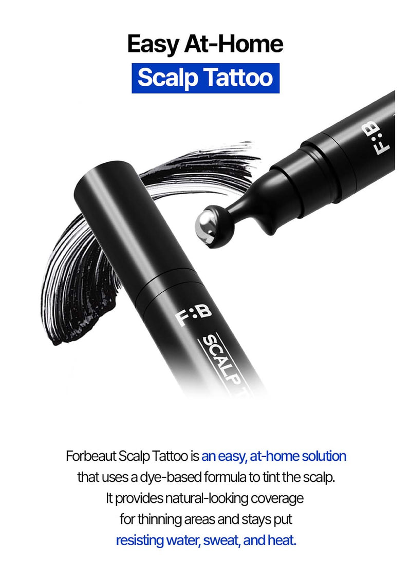 Forbeaut Scalp Tattoo pen with text on a white background