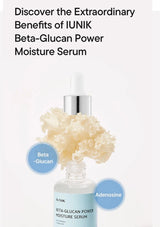 IUNIK Beta-Glucan Power Moisture Serum with text on a white background