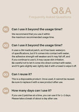 Frequently Asked Questions section with text on a beige background