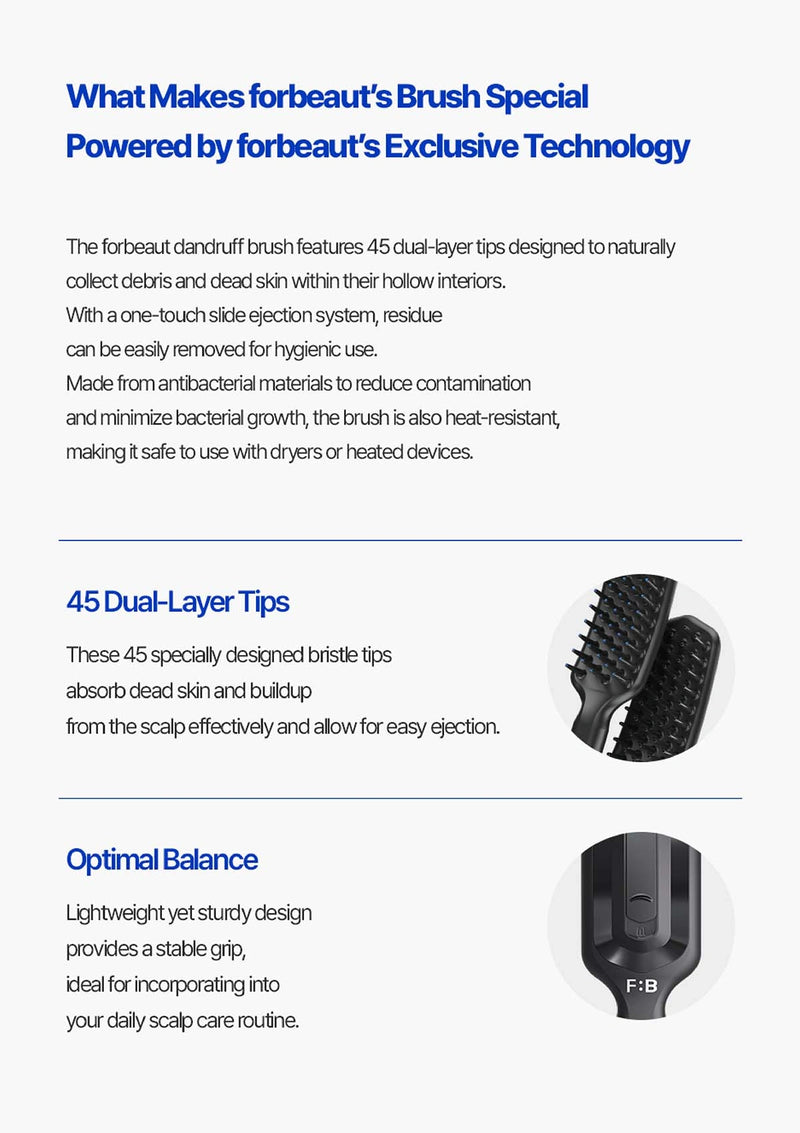 [FORBEAUT] Dandruff Scalp Brush