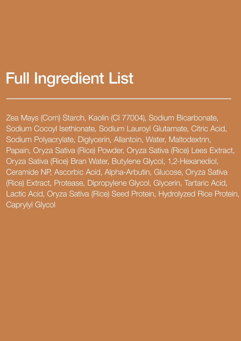 full ingredient  with orange background