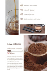 shikootaeng diet coffee americano low caloris 