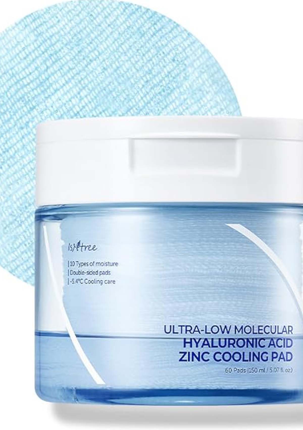 [ISNTREE] Ultra Low Molecular Hyaluronic Acid Zinc Cooling Pad 150ml