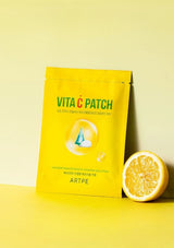 Vita C Patch package with a lemon on a yellow background