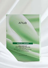 Anua Heartleaf + Ceramide skincare solution packaging on a white background